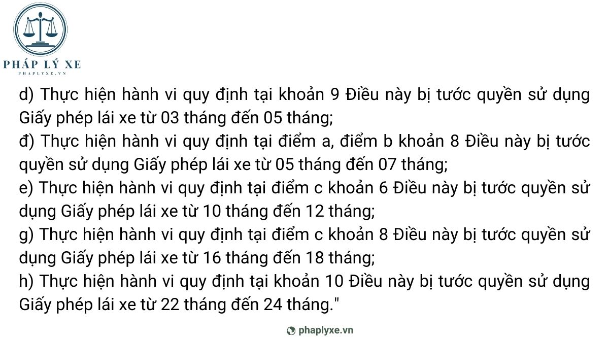 Dừng xe trên miệng cống thoát nước có bị tước bằng lái xe ô tô không?