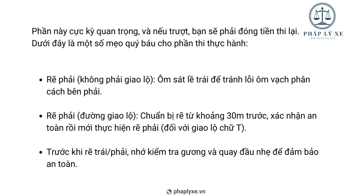 Phần Thi Thực Hành