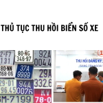 Thủ tục thu hồi biển số xe