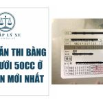 thi bằng lái xe 50cc ở nhật