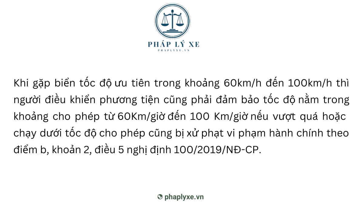 Chạy thấp hơn tốc độ cho phép có bị phạt không?