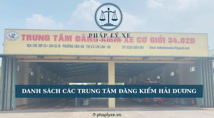 Danh sách các Trung tâm Đăng kiểm Hải Dương