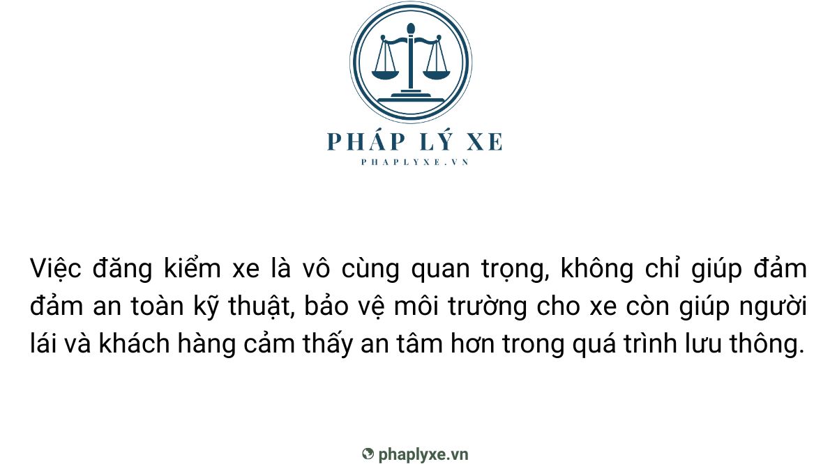 Hậu quả pháp lý khi không đăng kiểm xe