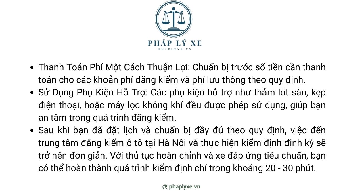 Hướng dẫn đăng kiểm ô tô tại Hà Nội