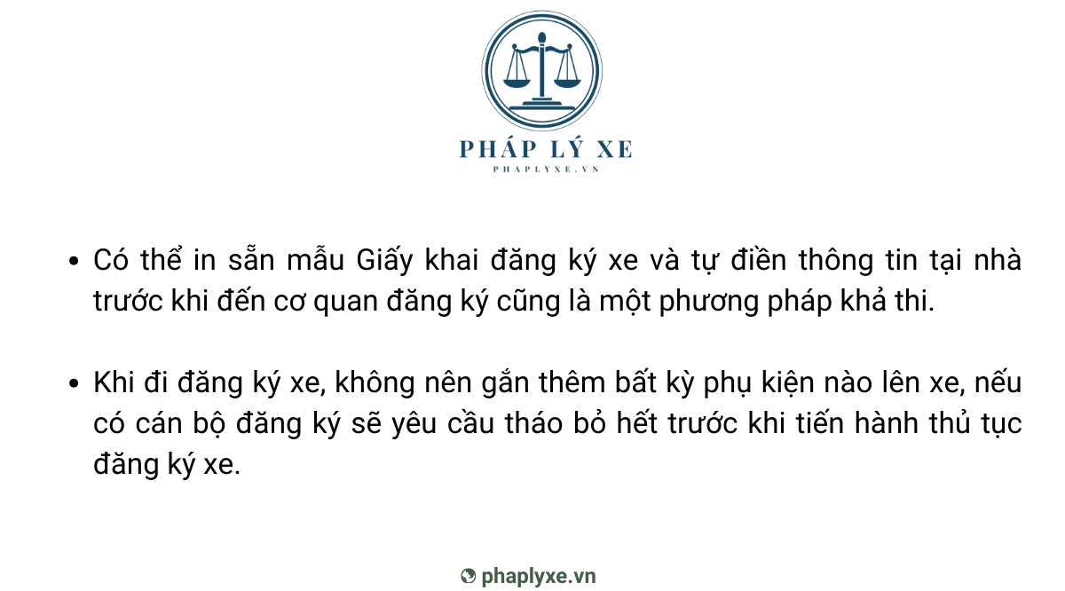 Lưu ý khi bấm biển 