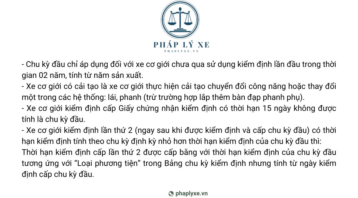 Lưu ý về thời hạn đăng kiểm xe ô tô 