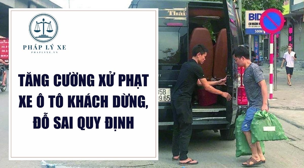 Tăng cường xử phạt xe ô tô khách dừng, đỗ sai quy định