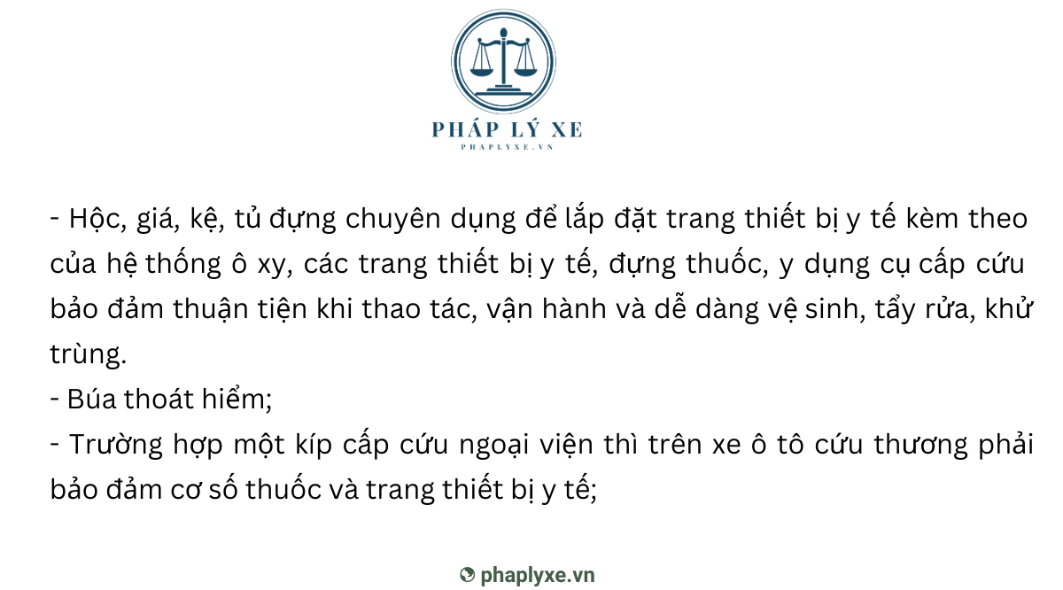 Tiêu chuẩn xe cứu thương