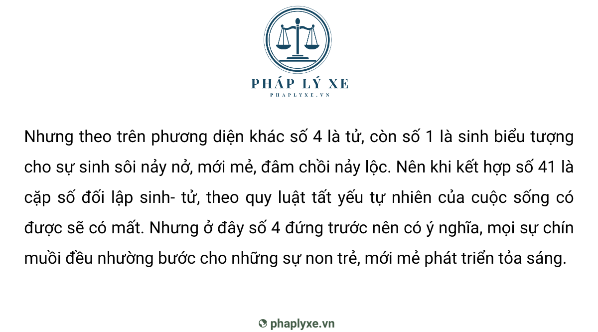 Ý nghĩa số 41 theo quan niệm dân gian