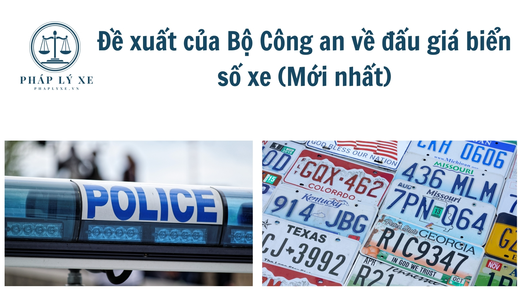 Đề xuất của Bộ Công an về đấu giá biển số xe (Mới nhất)