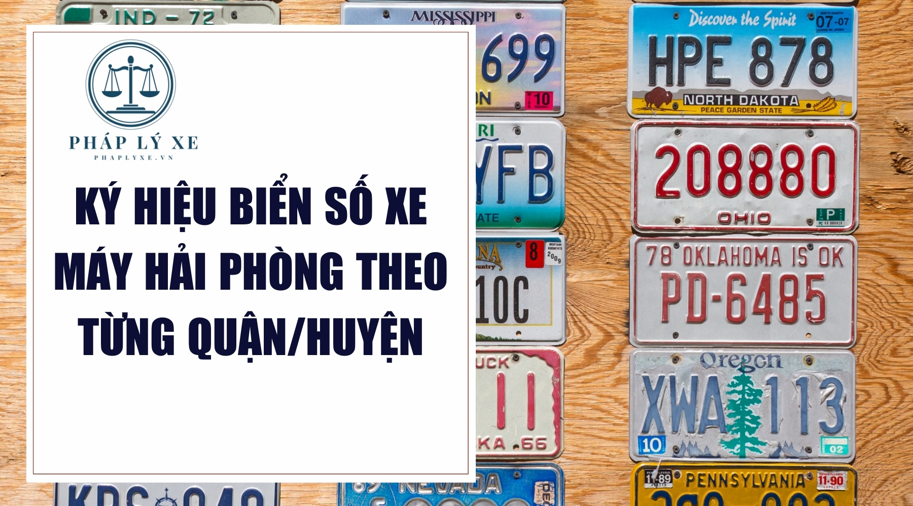 Ký hiệu biển số xe máy Hải Phòng theo từng quận/huyện