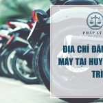 Địa chỉ đăng ký xe máy tại huyện Thanh Trì