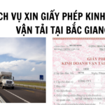 Dịch vụ xin giấy phép kinh doanh vận tải tại Bắc Giang