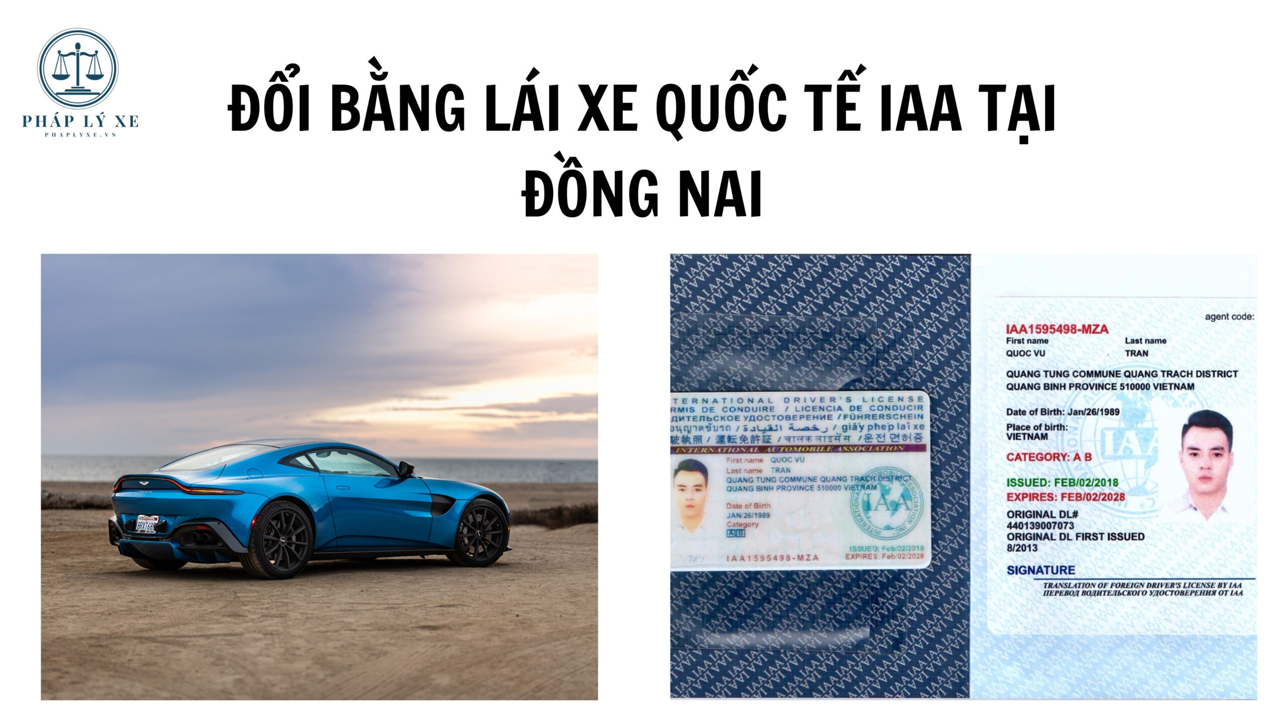 Đổi bằng lái xe quốc tế IAA tại Đồng Nai