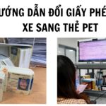 Hướng dẫn đổi giấy phép lái xe sang thẻ PET