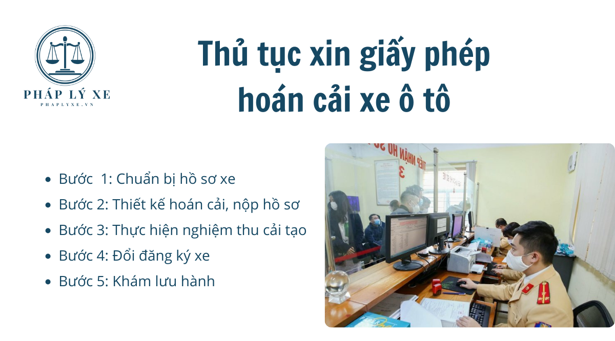 Thủ tục xin giấy phép hoán cải xe ô tô 