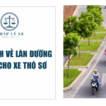 Quy định về làn đường dành cho xe thô sơ