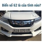 Biển số 62 là của tỉnh nào?