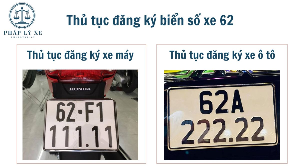 Thủ tục đăng ký biển số xe 62