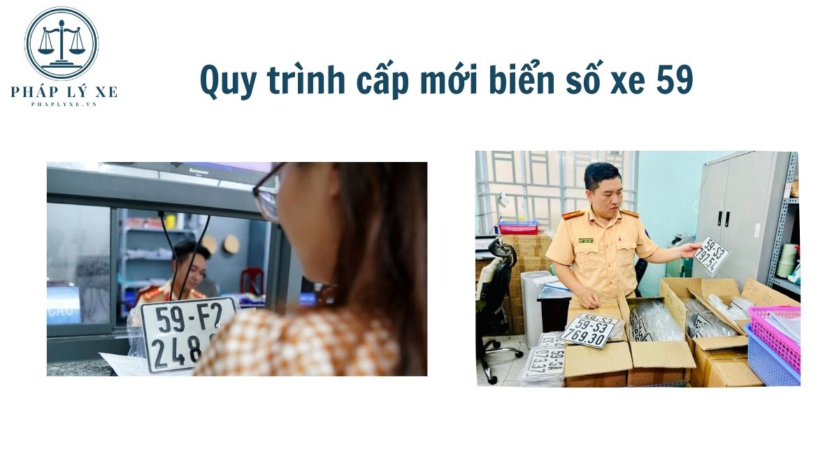 Quy trình cấp mới biển số xe 59