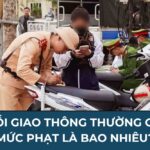 Các lỗi giao thông thường gặp và mức phạt là bao nhiêu