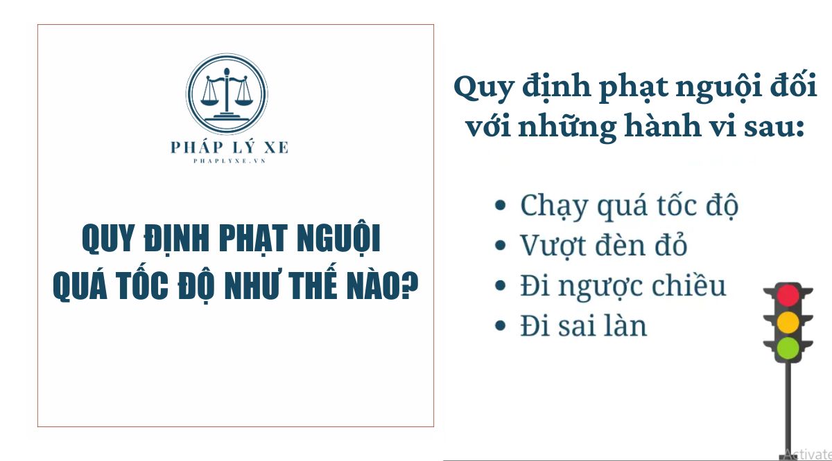 Quy định phạt nguội quá tốc độ như thế nào