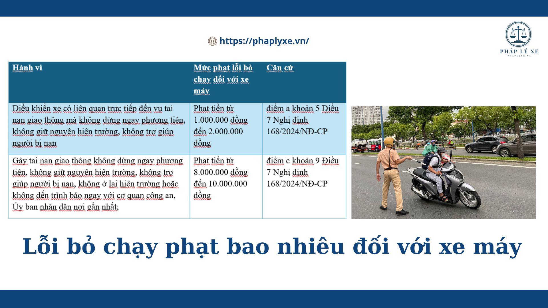 lỗi bỏ chạy phạt bao nhiêu