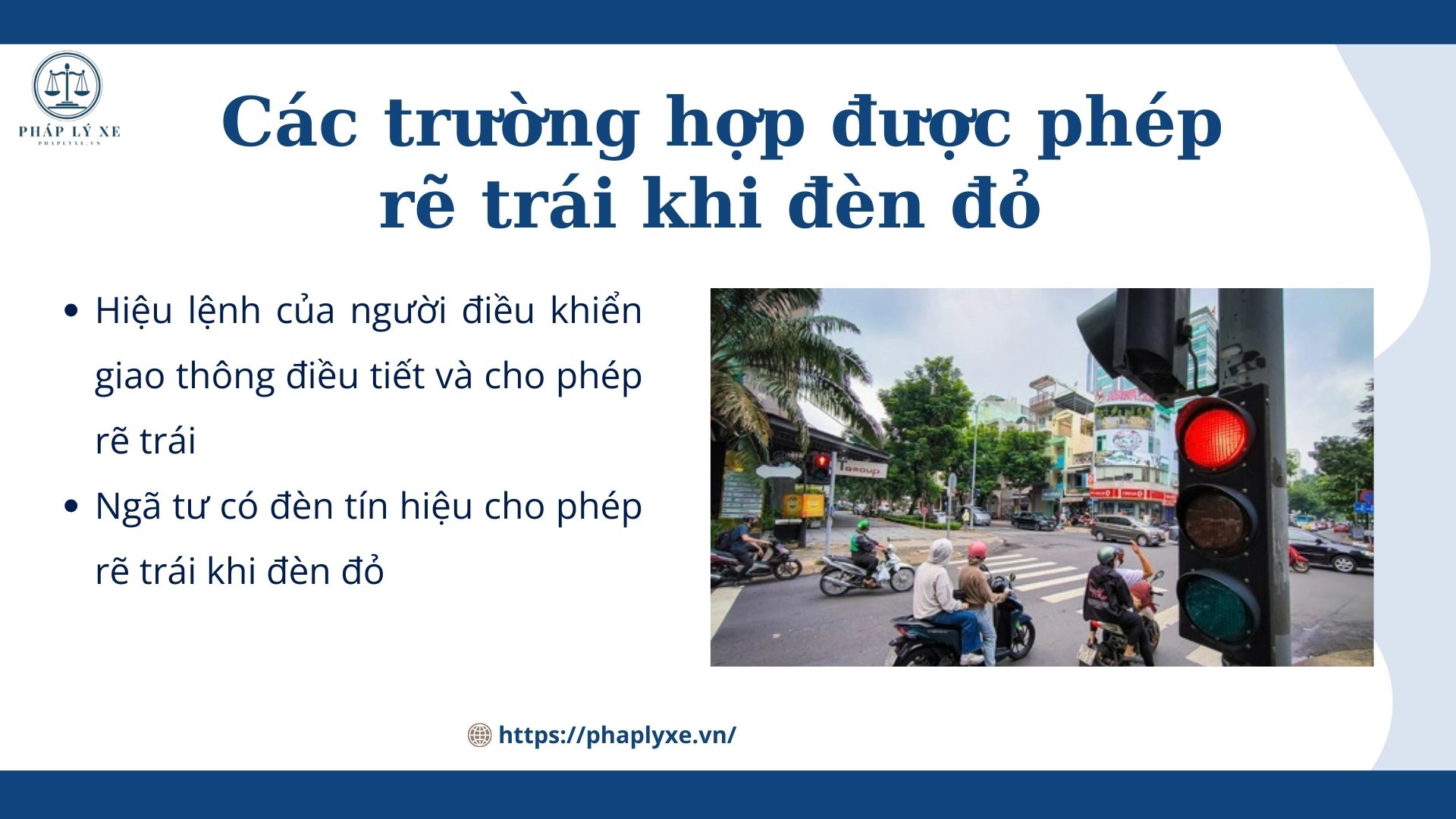 đèn đỏ có được rẽ trái không