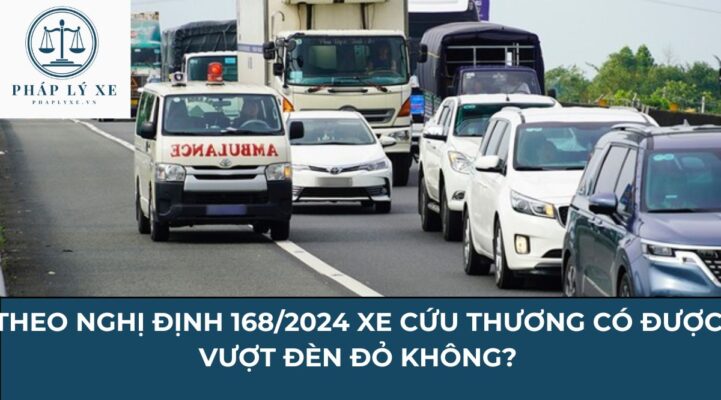 Theo Nghị định 168/2024 xe cứu thương có được vượt đèn đỏ không?