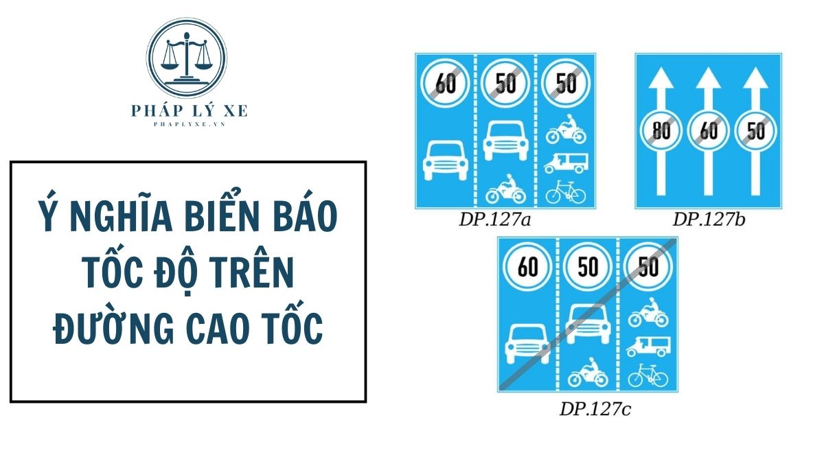 Ý nghĩa biển báo tốc độ trên đường cao tốc