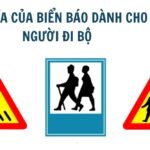 Ý nghĩa của biển báo dành cho người đi bộ