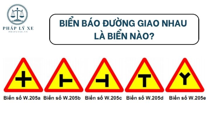 Biển báo đường giao nhau là biển nào?