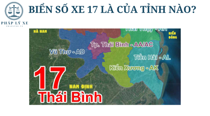 Biển số 17 là của tỉnh nào?