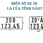 Biển xe số 20 là của tỉnh nào?