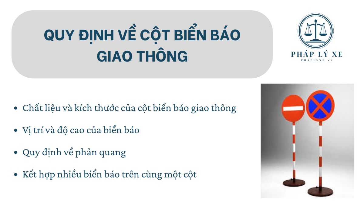 Quy định về cột biển báo giao thông