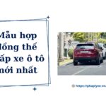 hợp đồng thế chấp xe ô tô