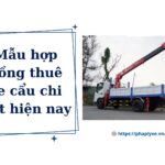 hợp đồng thuê xe cẩu