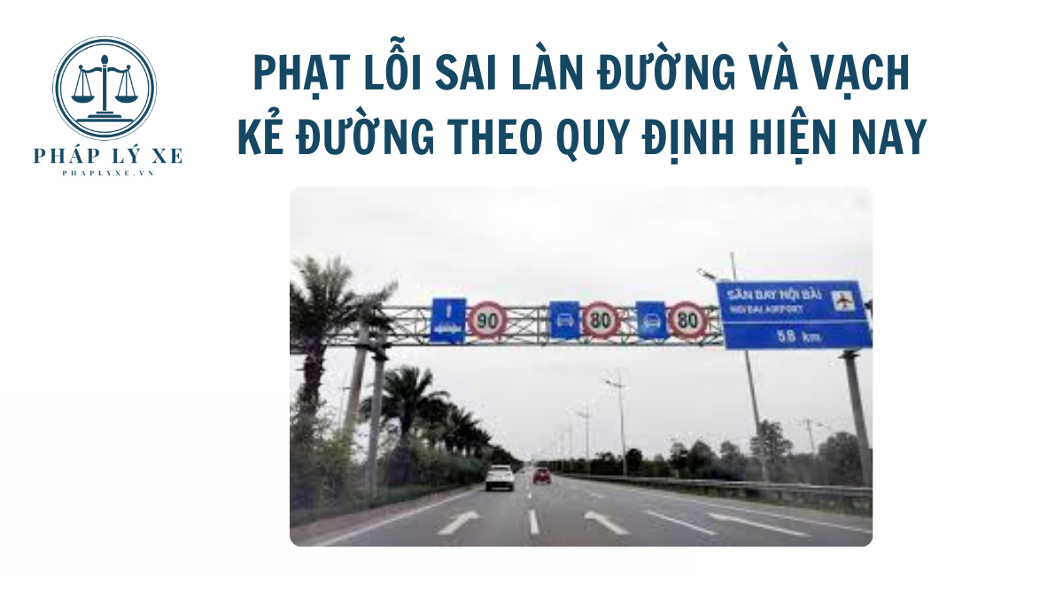 Phạt lỗi sai làn đường và vạch kẻ đường theo quy định hiện nay