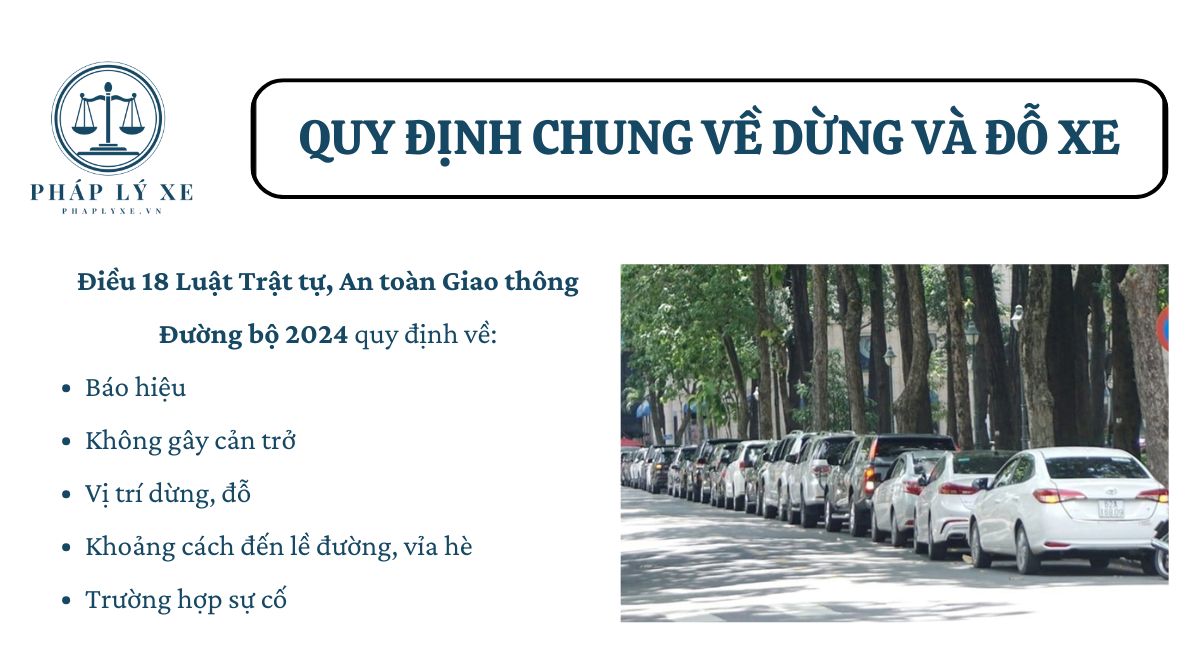 Quy định chung về dừng và đỗ xe