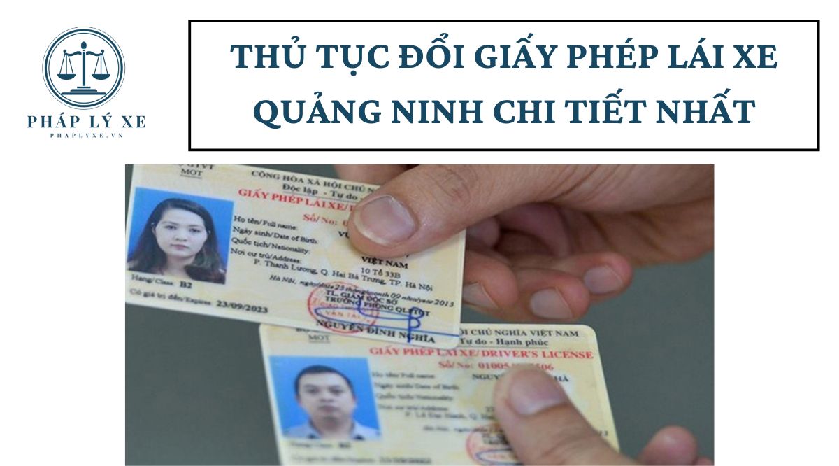 Thủ tục đổi giấy phép lái xe Quảng Ninh chi tiết nhất