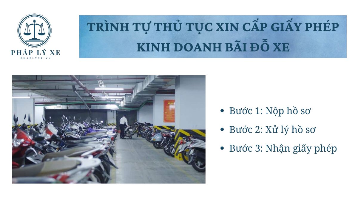 Trình tự thủ tục xin cấp giấy phép kinh doanh bãi đỗ xe