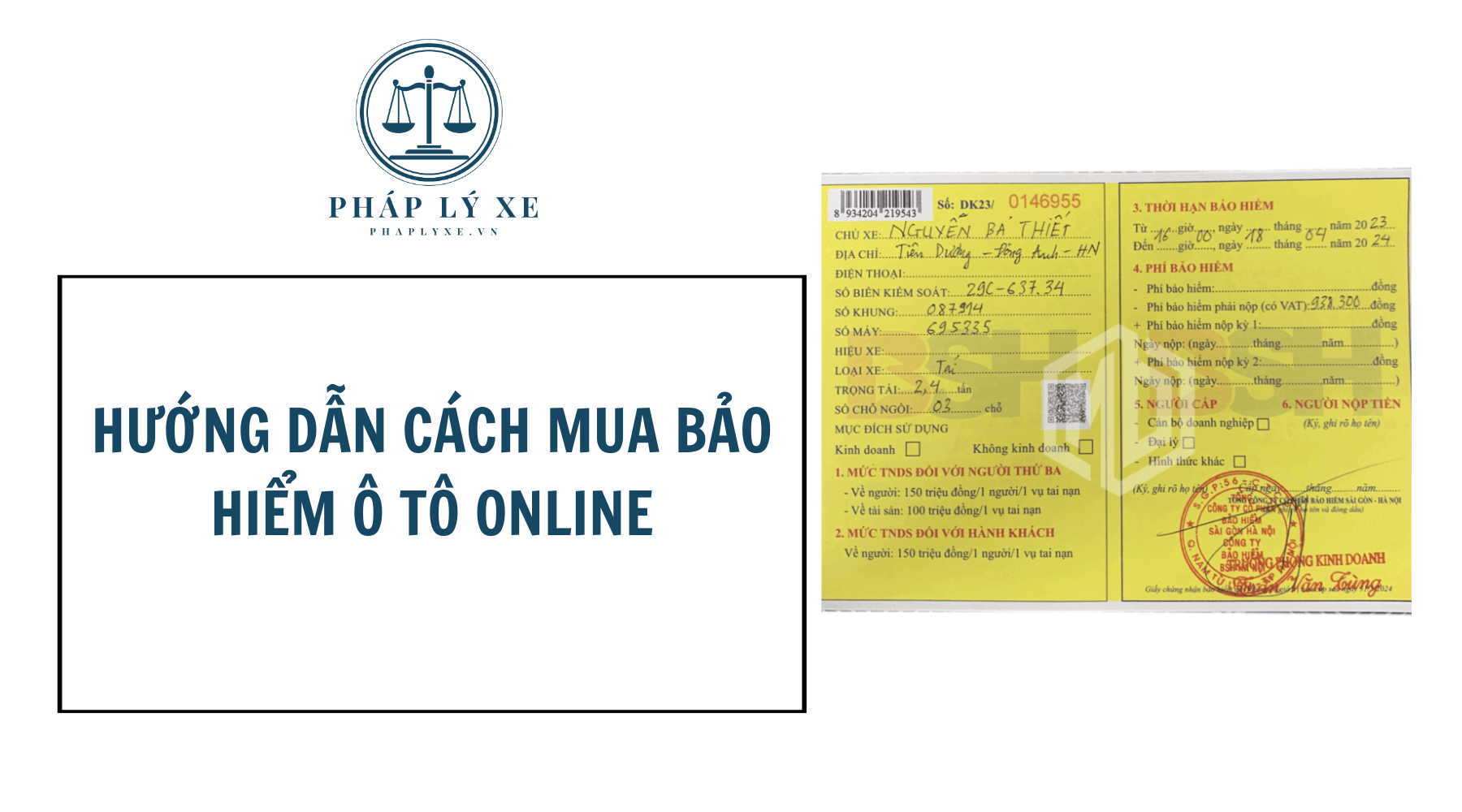 Hướng dẫn cách mua bảo hiểm ô tô online