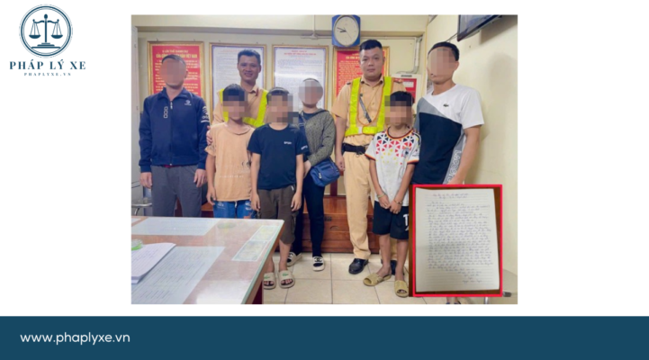 Ba cháu bé được người thân đến đón về.